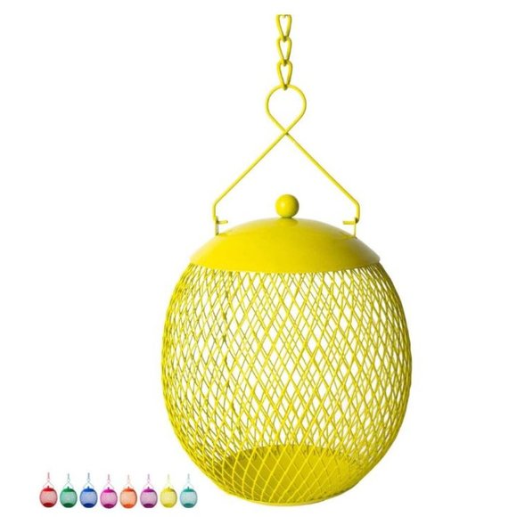 NWT- Globe Bird Feeder - Yellow - Picture 1 of 6